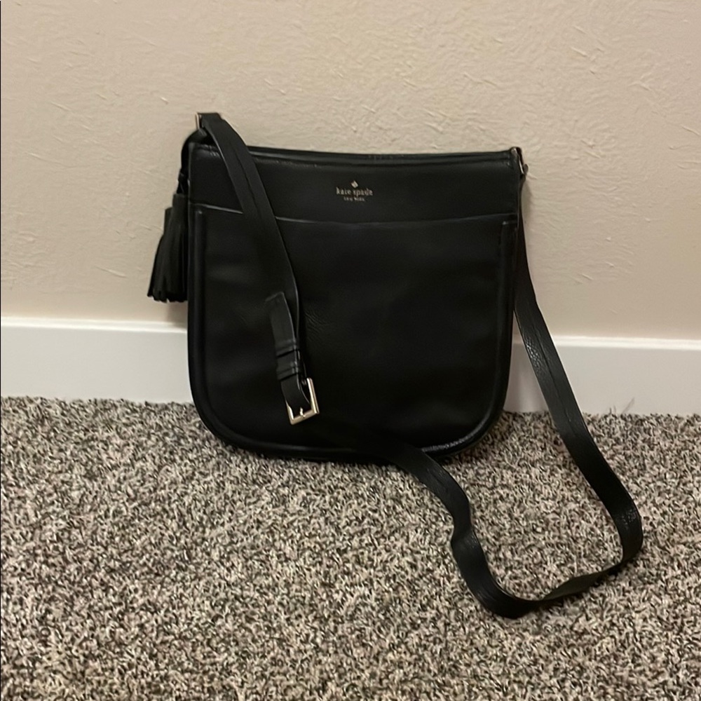Kate Spade Black Leather Crossbody